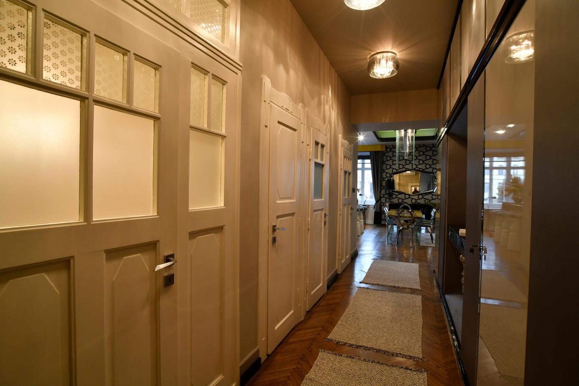 Luxuryflat Near Centre On118 Sqm, 3Br,2Bth,8Bed,Ac Apartment Будапеща Екстериор снимка